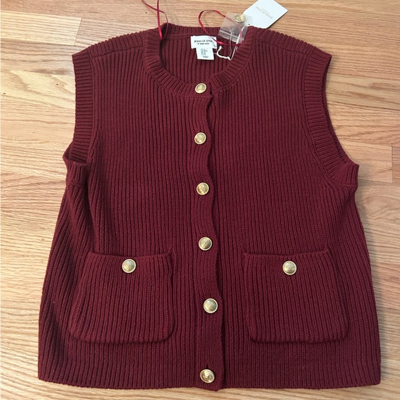 Song of Style Sweaters - NWT revolve song of style Women's Burgundy Sweater Vest